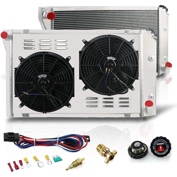 3 & 4 Row Aluminum Radiator Kit for Chevy Corvette