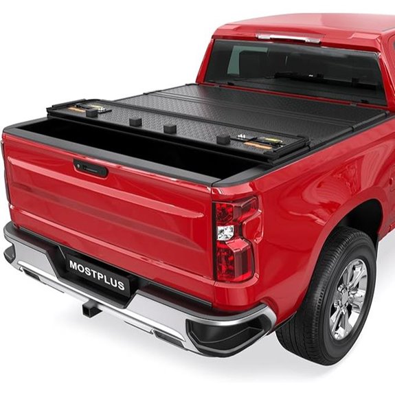Mostplus Quad Fold Tonneau Cover for Chevy/GMC 6ft Bed