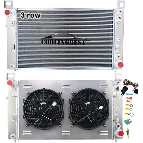 3-Row Aluminum Radiator for Chevy GMC Silverado Tahoe