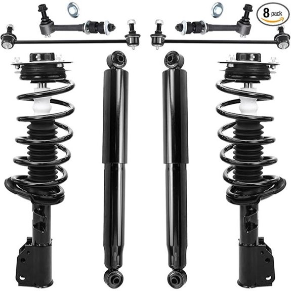 Detroit Axle 8pc Struts Shocks Kit for Chevy GMC