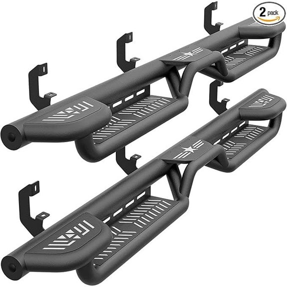 Three Raised Running Boards for Chevy Silverado & Sierra