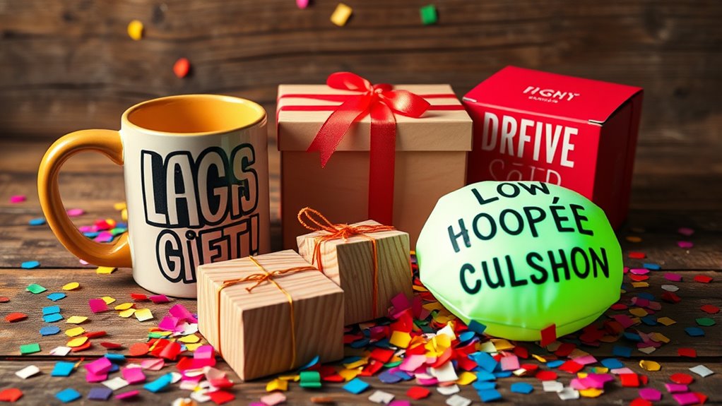 choose appropriate humorous gifts