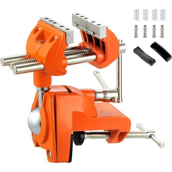 MAXMAN Clamp Bench Vise with Swivel Base