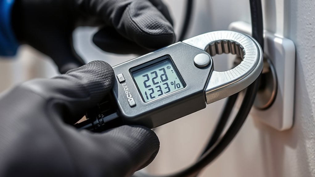 clamp meter for safe measurement