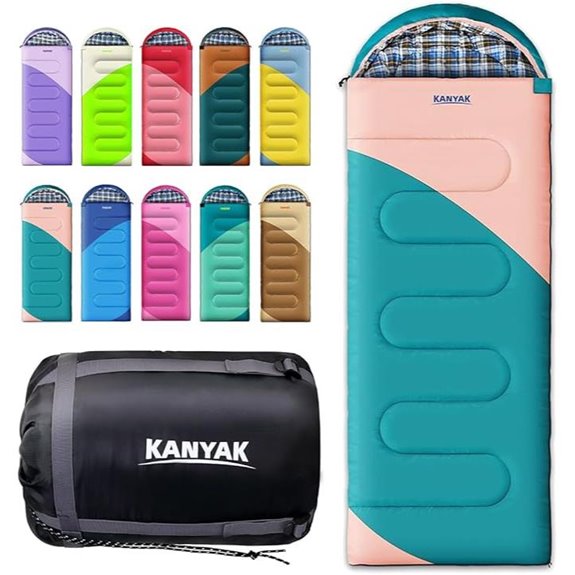 Camping Sleeping Bag for Cold Weather 3-4 Seasons