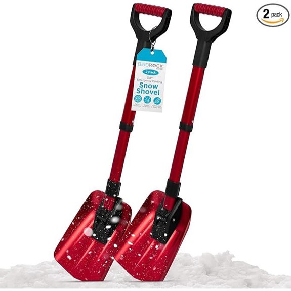 BirdRock Home Folding Emergency Snow Shovel (2 Pack)