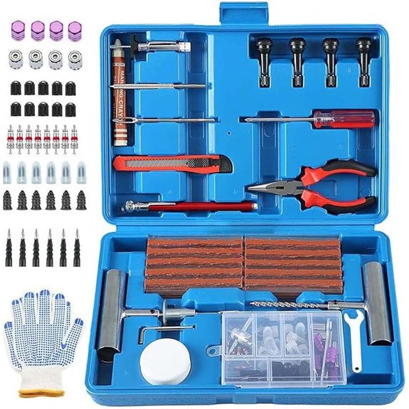Heavy Duty 117-Piece Tire Repair Kit