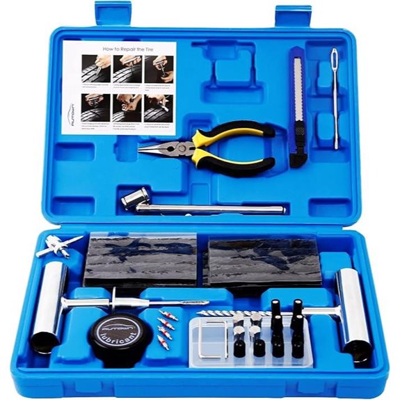 Heavy Duty Tire Repair Kit (68pcs) for Cars and Vehicles