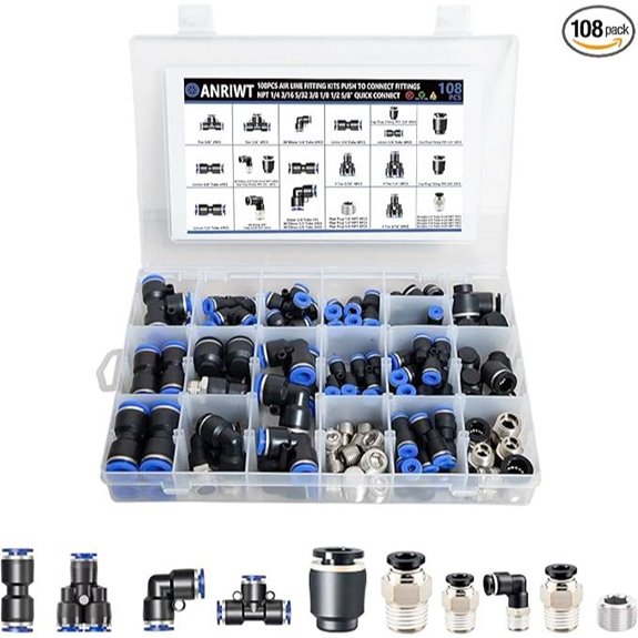 108-Piece Quick Connect Air Hose Fitting Kit