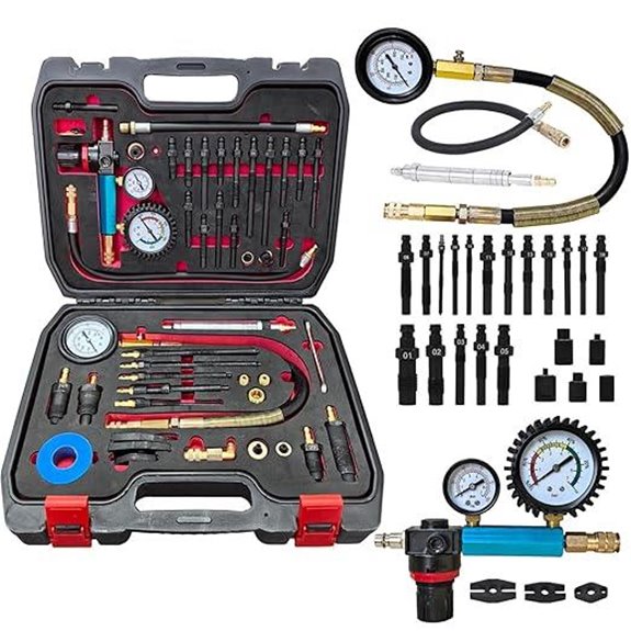 Professional 46-Piece Engine Compression Leak Down Tester Kit