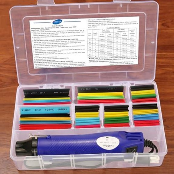 Heat Gun & Shrink Tubing Kit (328pcs 300W)