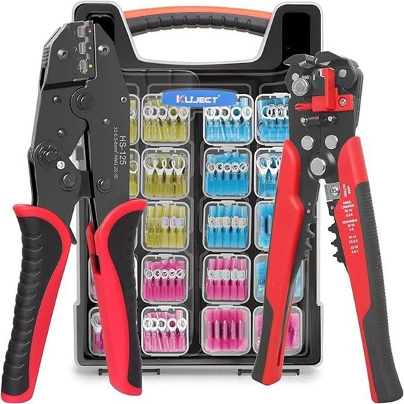 Kuject 340-Piece Crimping & Wire Connector Kit