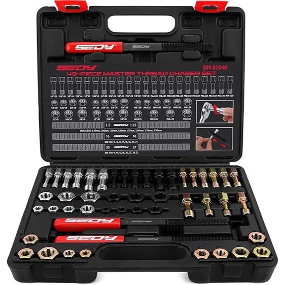 Thread Repair Tool Set - 49PCS Bolt & Nut Rethreader