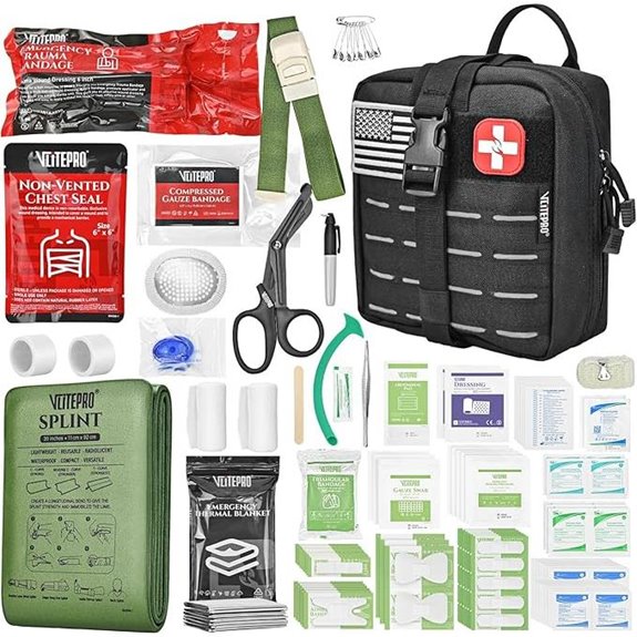 Advanced Trauma First Aid Kit with Tourniquet and Splint