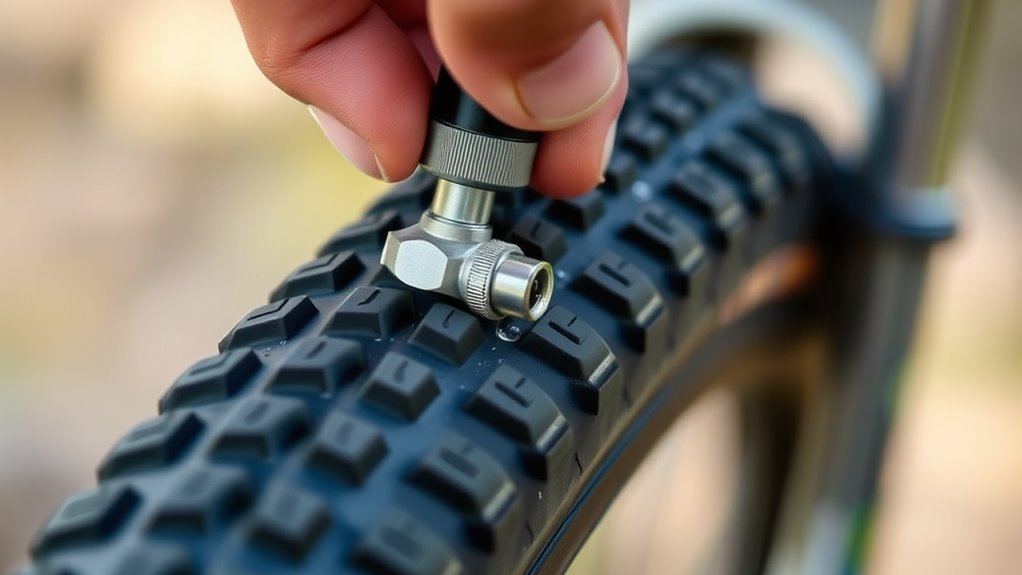 controlled tire pressure adjustment
