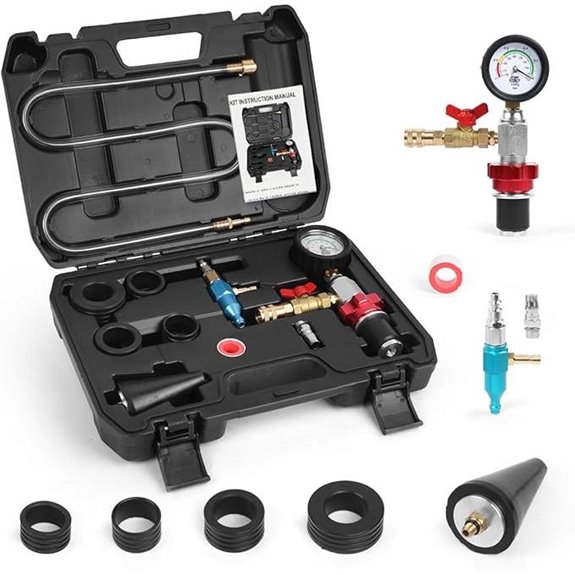 CMTOOL Coolant Vacuum Refill Kit with Pressure Gauge