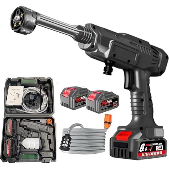 SVSAGA 1100 PSI Cordless Battery Pressure Washer