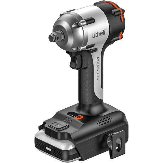 LiTHELi Cordless Impact Wrench with 12,500mAh Battery