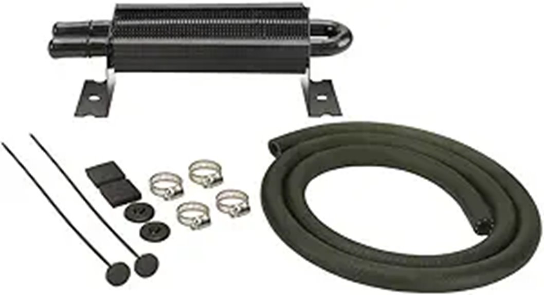 Derale 13210 Power Steering Cooler Kit Black