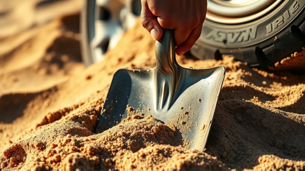 desert recovery shovel techniques