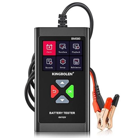 KINGBOLEN Car Battery Tester 6V-12V Digital Analyzer