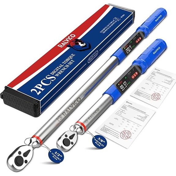 Digital Torque Wrench Set with Buzzer and LED