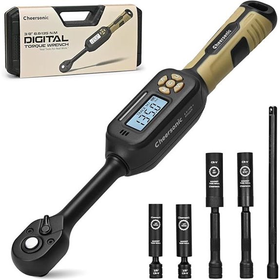 Digital Torque Wrench Set with LED and Buzzer