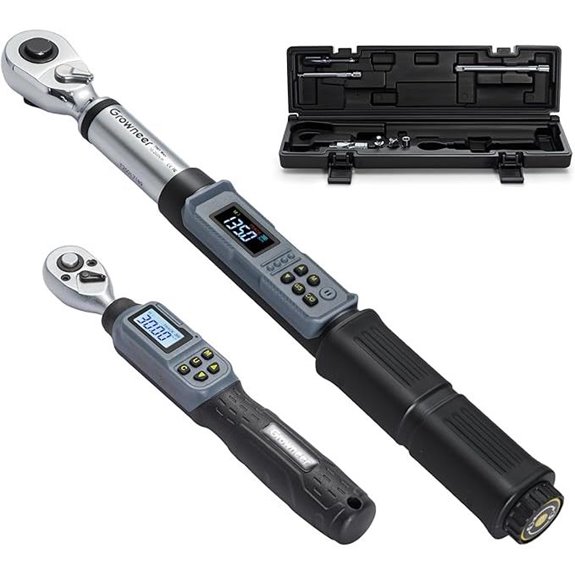 GROWNEER Digital Torque Wrench Set with LED Indicator