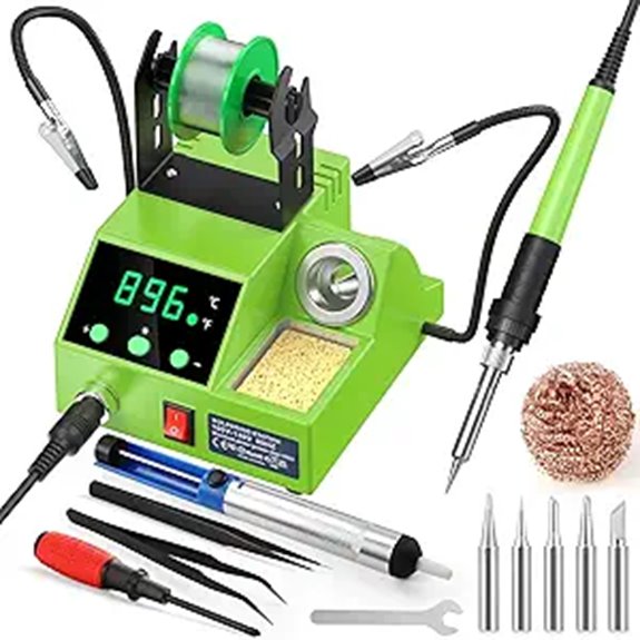 Soldering Station Kit with Digital Display and Accessories