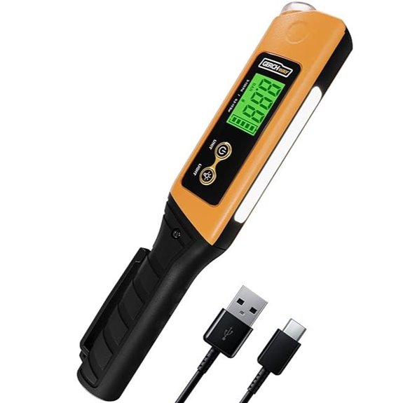 2-in-1 Digital Tire Pressure Gauge with LED Light