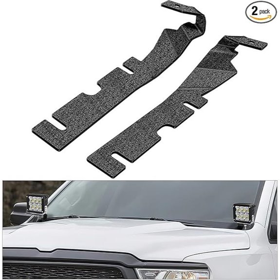 Nilight Ditch Light Brackets for Dodge RAM (2009-2018)