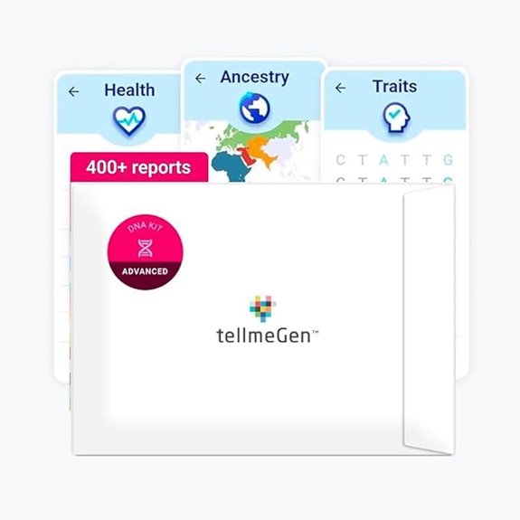 tellmeGen DNA Test Kit with Reports and Updates
