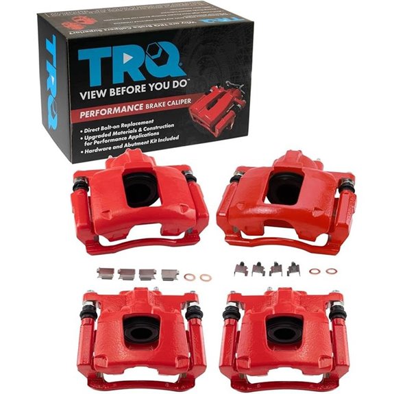 TRQ Brake Caliper Set for Dodge Jeep Wrangler