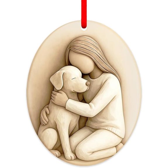 Dog Christmas Ornament - Pet Memorial Keepsake