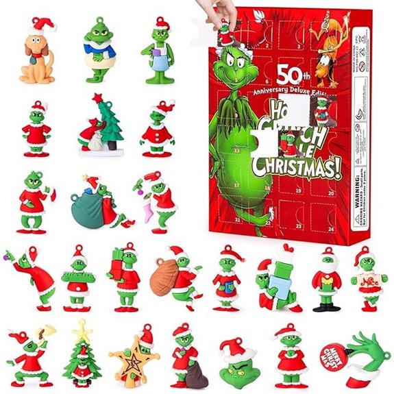Christmas Advent Calendar with Doll Figures