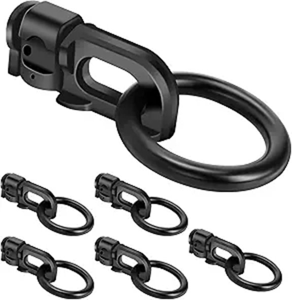 L-Track Double Stud Tie Down Fitting (6 Pack)