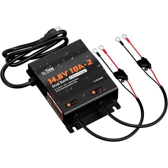 LiTime Dual 10A Smart Battery Charger for RVs
