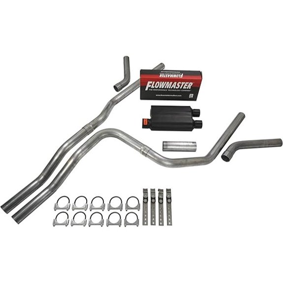 Dual 2.5 Cat-back Exhaust Kit with Flowmaster Super 40