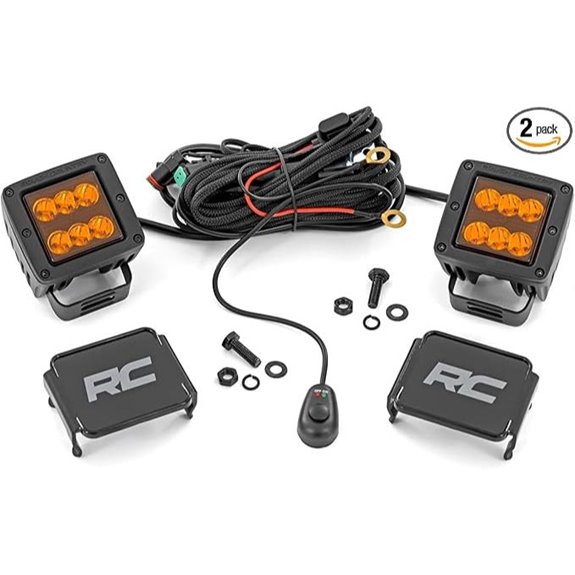 Rough Country Dual 2-Inch LED Light Pods for Off-Road