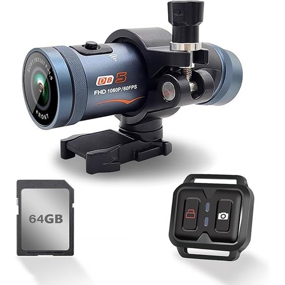 LKT Dual 2K Action Camera with Remote and GPS