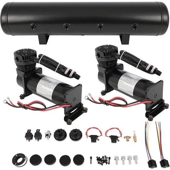 STAYTOP 5-Gallon Dual Air Compressors System Kit