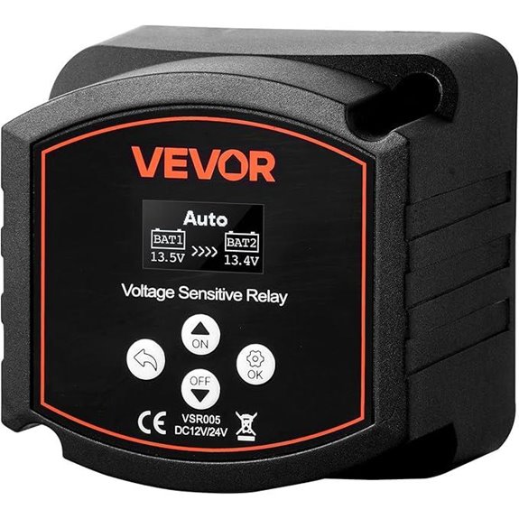 VEVOR Dual Battery Isolator with LCD Screen