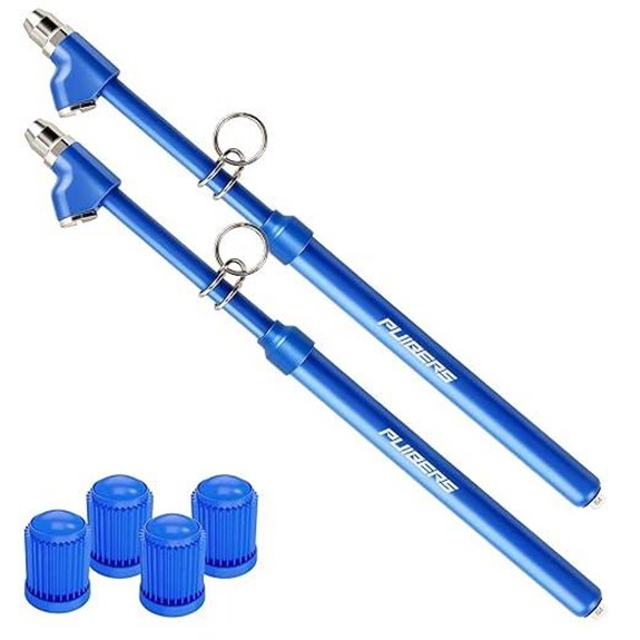 2-Pack Truck Tire Pressure Gauges with Caps