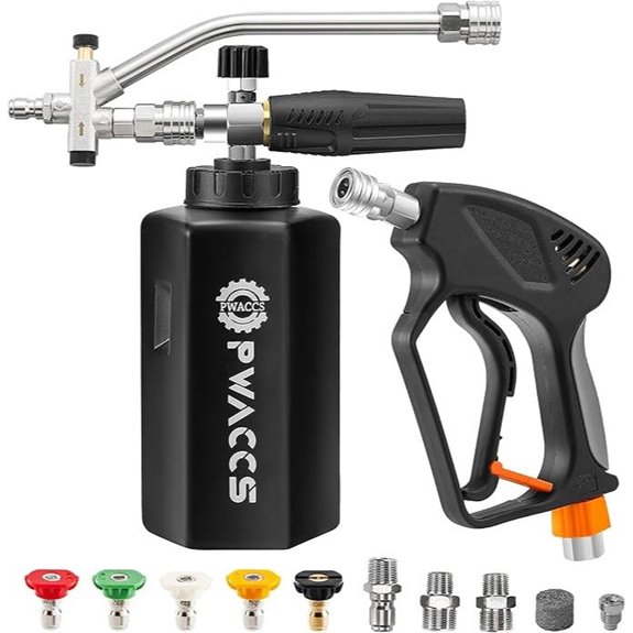 PWACCS Dual Foam Cannon for Pressure Washer