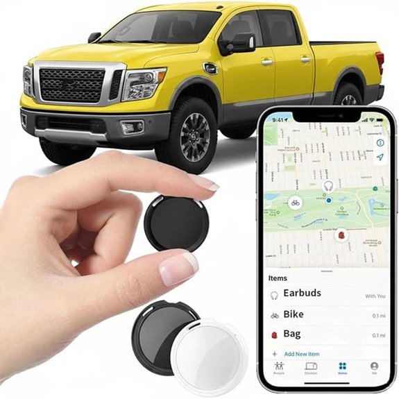 2-Pack GPS Vehicle Trackers with Find My Compatibility