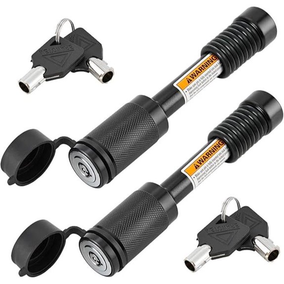 METOWARE Trailer Hitch Lock Set (2 Pack)