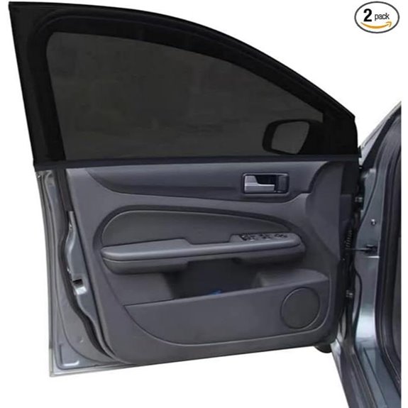2-Pack Car Window Sunshade Mesh Covers