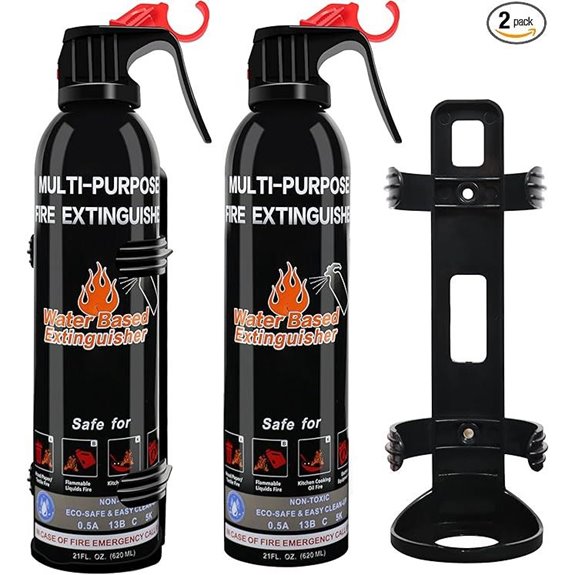 Fire Extinguisher 2 Pack for Home and Vehicle