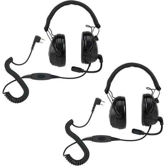 Retevis EHK012 Two-Way Radio Headset (2 Pack)