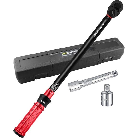 ATsafepro 1/2 Drive Torque Wrench Dual Scale